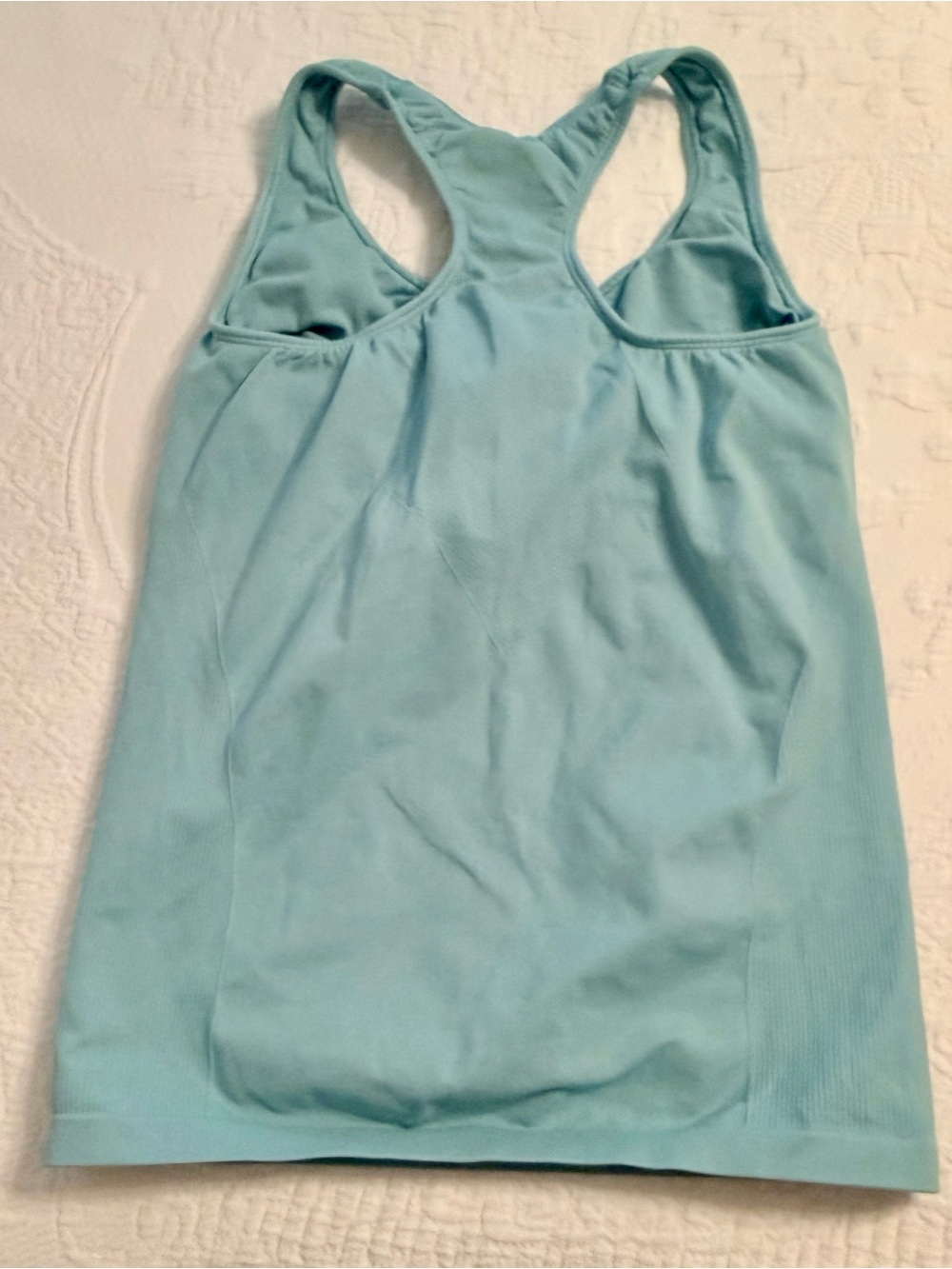 Athletic Essentials Light Blue Racerback Tank Top - Breathable Performance Layer